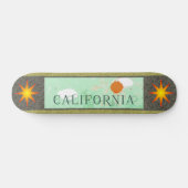 Skateboard California Travel Poster Skate (Horz)