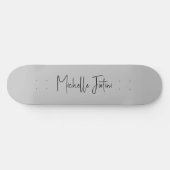 Skateboard Calligraphie attrayante Minimaliste moderne (Horz)