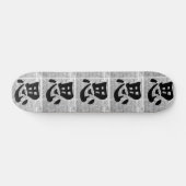 Skateboard Calligraphie chinoise « Pense » (Horz)