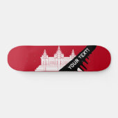 Skateboard Cambodia Flag (Horz)