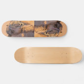 Skateboard Camel avec une drôle d'expression faciale - Oman (Horz)