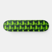 Skateboard Caméléon vert mignon (Horz)