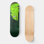 Skateboard Caméléon vert mignon (Recto)