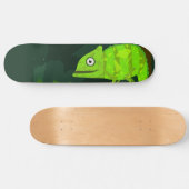 Skateboard Caméléon vert mignon (Horz)