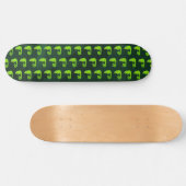 Skateboard Caméléon vert mignon (Horz)