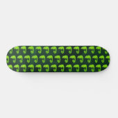Skateboard Caméléon vert mignon (Horz)
