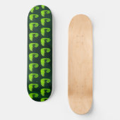 Skateboard Caméléon vert mignon (Recto)
