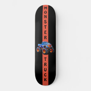 Skateboard Camion Monstre bleu et orange 8 1/8"