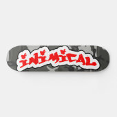 Skateboard Camo arctique immatériel (Horz)