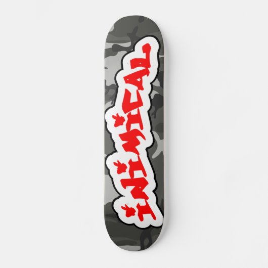 Skateboard Camo arctique immatériel (Recto)