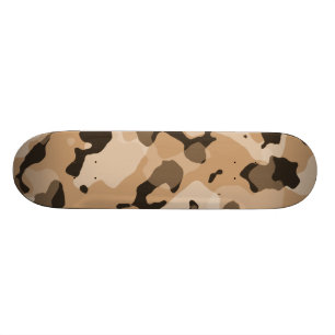 Skateboard Camo Brown clair ; Camouflage