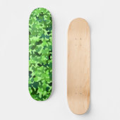 Skateboard Camo Pattern - Green Blue Black (Recto)