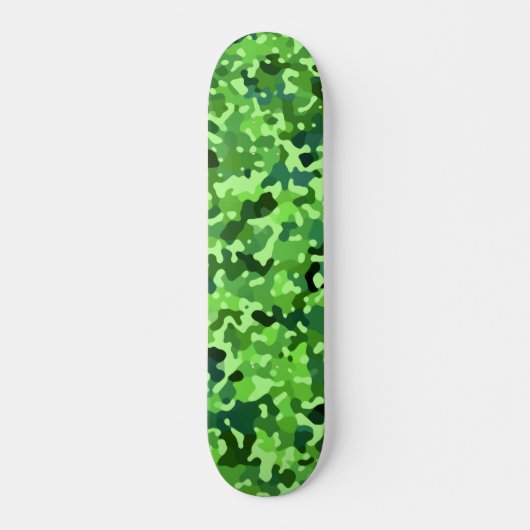 Skateboard Camo Pattern - Green Blue Black (Devant)