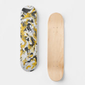 Skateboard Camo Urbain Jaune Gras (Recto)