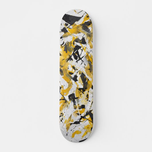 Skateboard Camo Urbain Jaune Gras (Devant)