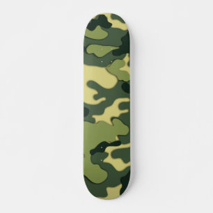 Skateboard Camo vert / Ski