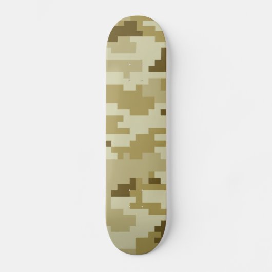 Skateboard Camouflage 8 bits pour désert numérique / Camo (Recto)