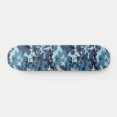 Skateboard Camouflage bleu (Horz)