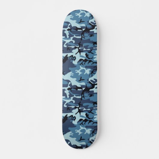 Skateboard Camouflage bleu (Devant)