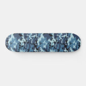 Skateboard Camouflage bleu (Horz)
