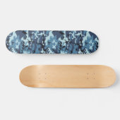 Skateboard Camouflage bleu (Horz)