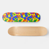 Skateboard Camouflage Camo Fun Rainbow (Horz)