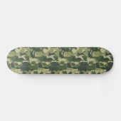 Skateboard Camouflage Chats Motif Armée Green Kitty Chats Cam (Horz)