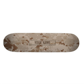 Skateboard Camouflage de désert de Digitals personnalisable