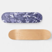 Skateboard Camouflage de la marine violette (Horz)