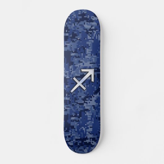 Skateboard Camouflage de NavyDigital de symbole de zodiaque (Recto)