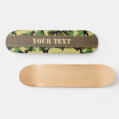 Skateboard Camouflage des bois (Horz)