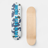 Skateboard Camouflage d'hiver (Recto)