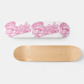 Skateboard Camouflage d'une mariée rose (Horz)