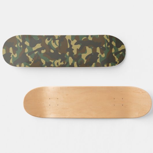 Skateboard Camouflage forestier (Horz)