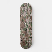 Skateboard Camouflage forestier Tan Green (Recto)
