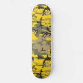 Skateboard Camouflage jaune et vert, Militaire, Armée (Recto)
