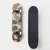 Skateboard Camouflage Militaire Tons Terre Bruns (Recto)