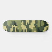 Skateboard Camouflage numérique en bois à 8 bits / Camo (Horz)