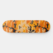 Skateboard Camouflage orange, Militaire, Armée (Horz)