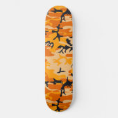 Skateboard Camouflage orange, Militaire, Armée (Recto)