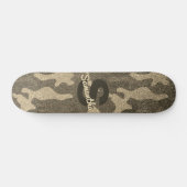 Skateboard Camouflage Parties scintillant d'or Monogramme per (Horz)