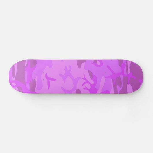 Skateboard Camouflage Pastel Purple Motif Abstrait (Horz)