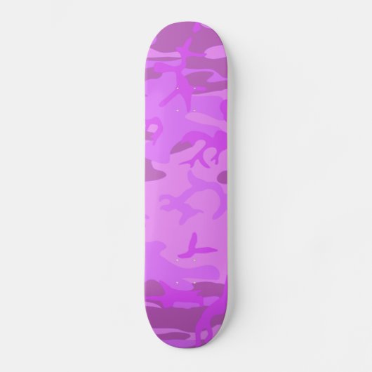 Skateboard Camouflage Pastel Purple Motif Abstrait (Recto)