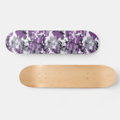 Skateboard Camouflage pourpre (Horz)