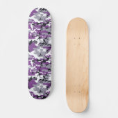 Skateboard Camouflage pourpre (Recto)