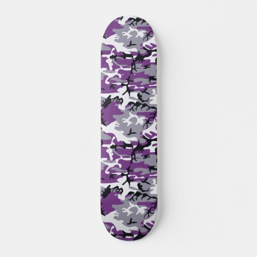 Skateboard Camouflage pourpre (Devant)