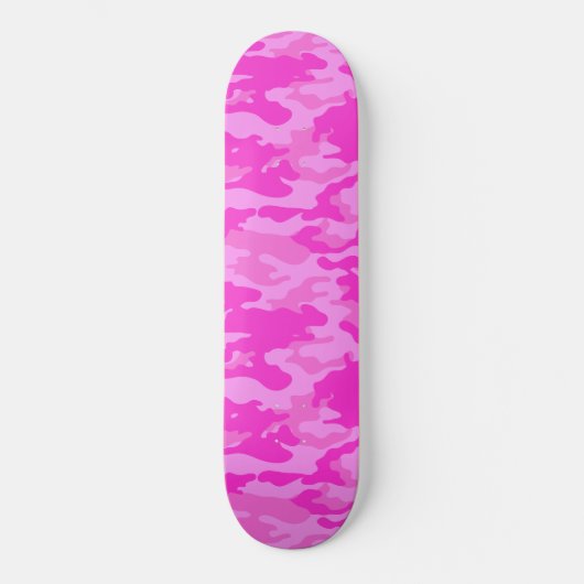 Skateboard Camouflage rose (Recto)