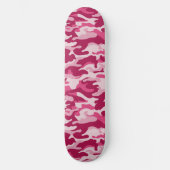 Skateboard Camouflage rose (Recto)