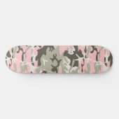 Skateboard Camouflage rose et vert, Militaire, Armée (Horz)