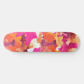 Skateboard Camouflage rose orange (Horz)